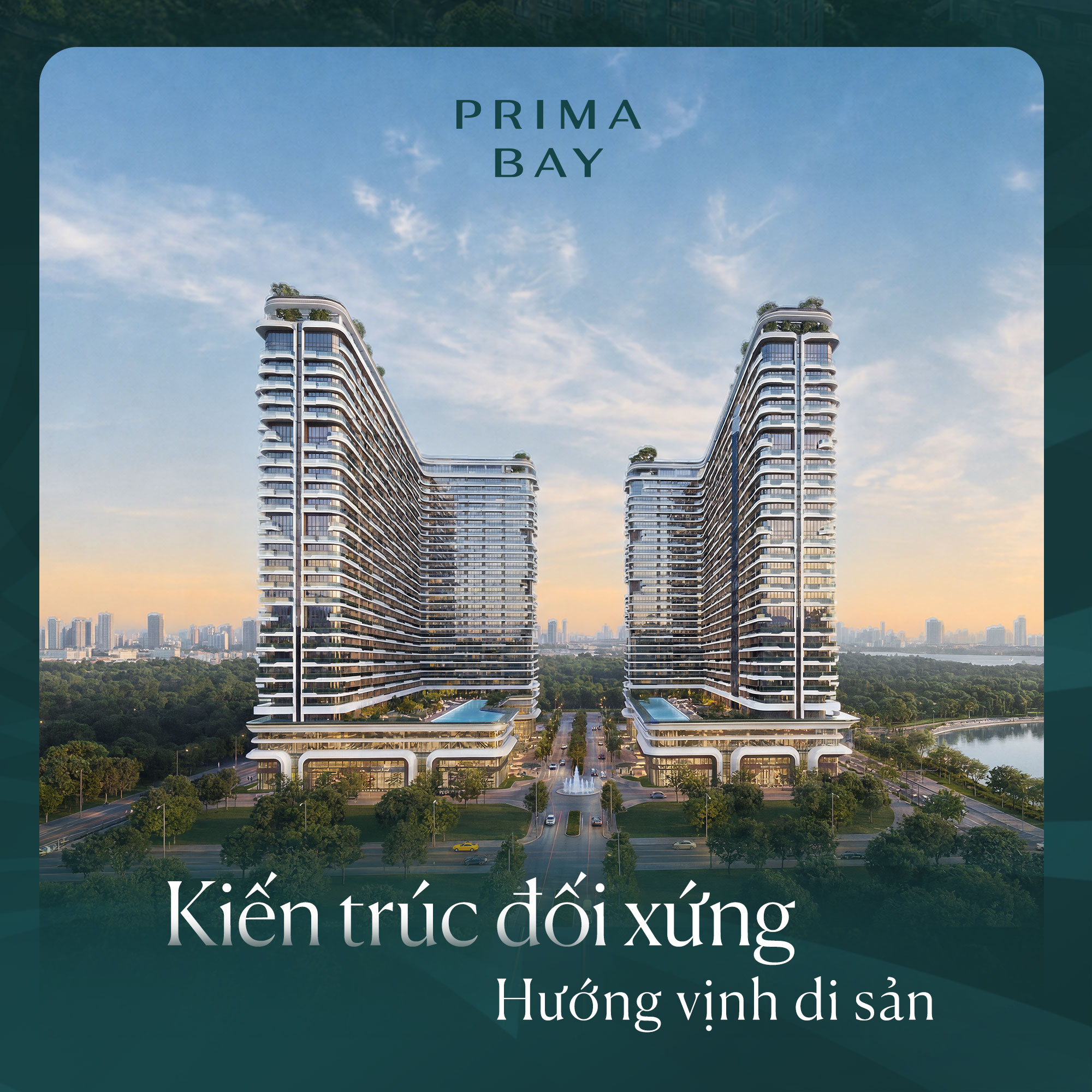 Kiến trúc đối xứng hướng vịnh